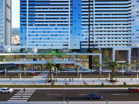 Вход в отель Holiday Inn ЖК Blue Sky Tower
